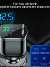 5 in 1 Super Fast Charging Dual Pull Out Retractable Car Charger 12 24V Output TYPE C Car Adapters with QC 3.0 Function - Image 5
